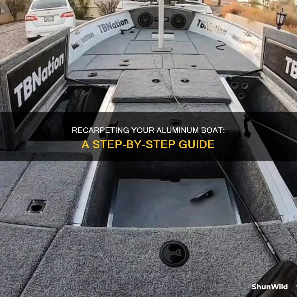 how to recarpet a aluminum boat