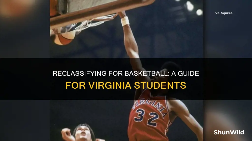 how to reclassify in virginia school for basketball