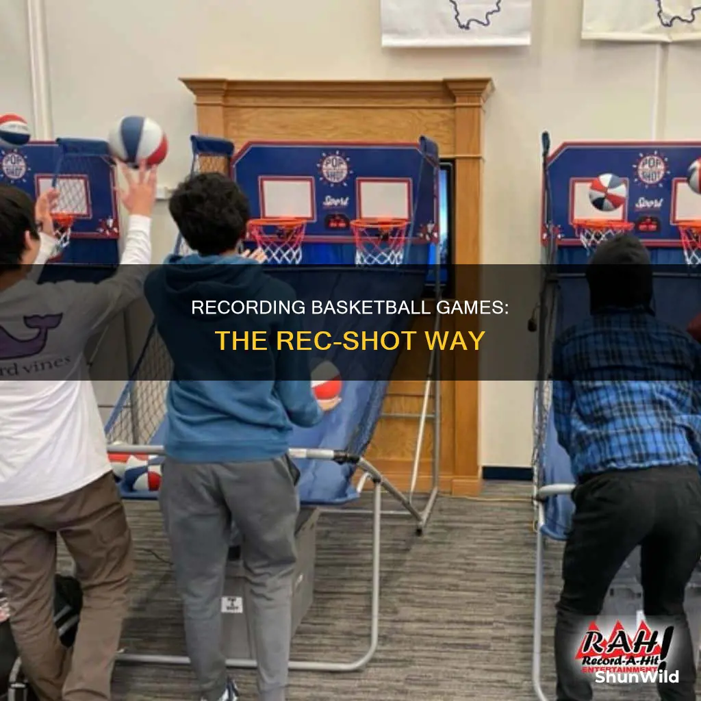 how to record on rec shot basketball