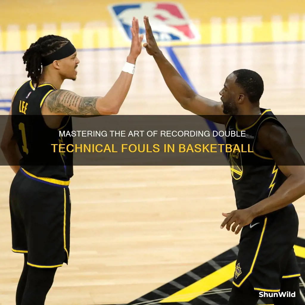 how to record on score card double technical foul basketball