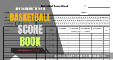 Recording POB in Basketball: Perfecting the Score Book