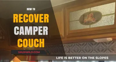 Revive Your Camper Couch: Easy DIY Recovery Tips and Tricks
