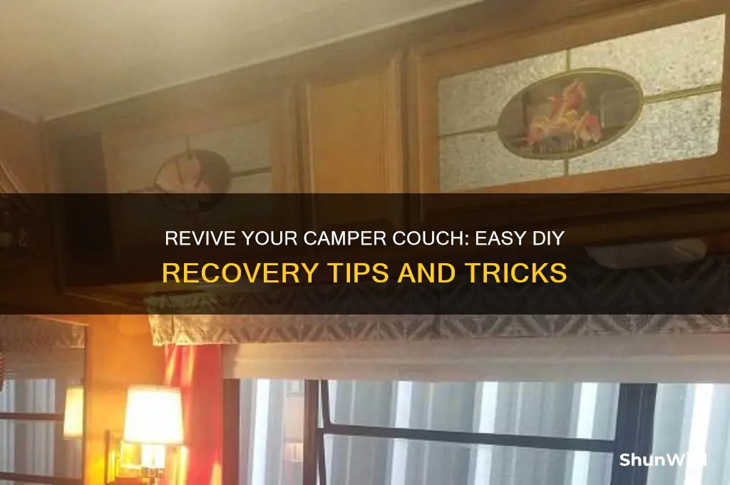 how to recover camper couch