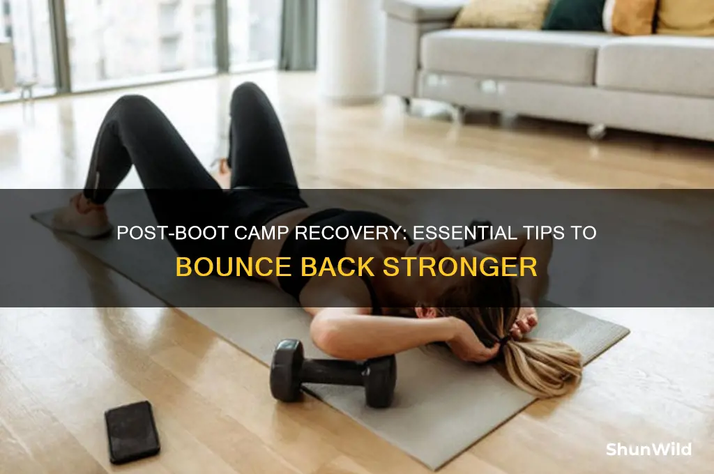 how to recover from boot camp workout