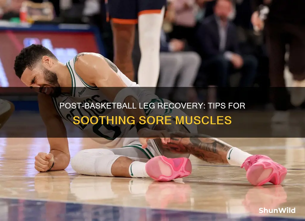 how to recover legs after basketball