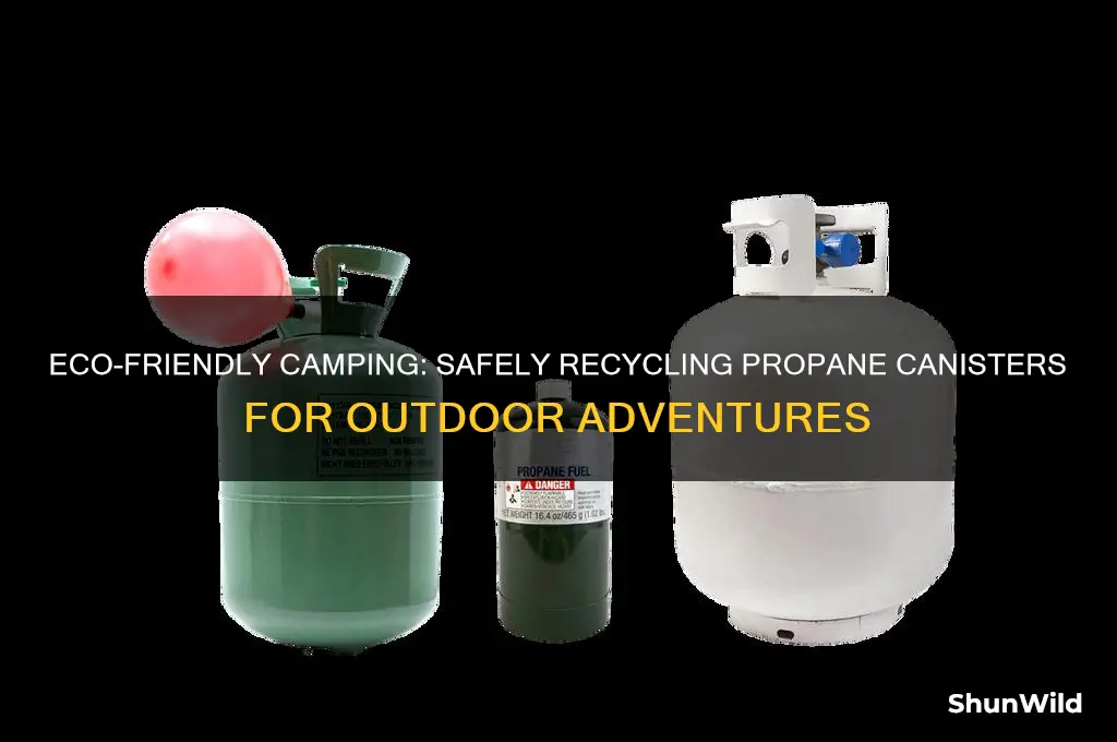 how to recycle camping propane