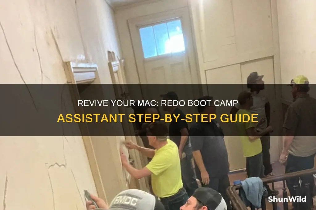 how to redo boot camp assistant