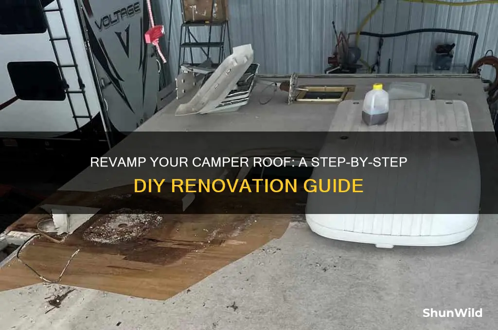 how to redo camper roof