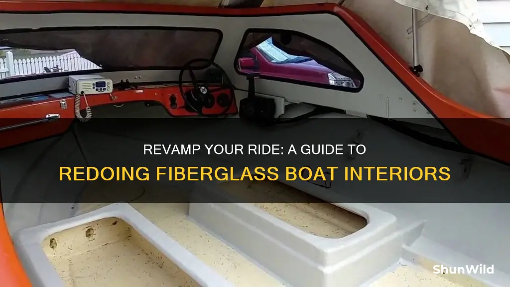 how to redo the inside of a fiberglass boat