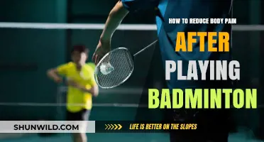 Relieving Post-Badminton Body Pain: Tips for Quick Recovery