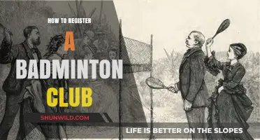 Registering Your Badminton Club: A Step-by-Step Guide