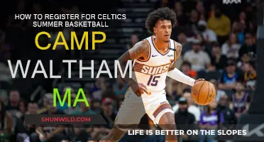 Registering for Celtics Summer Basketball Camp in Waltham, MA