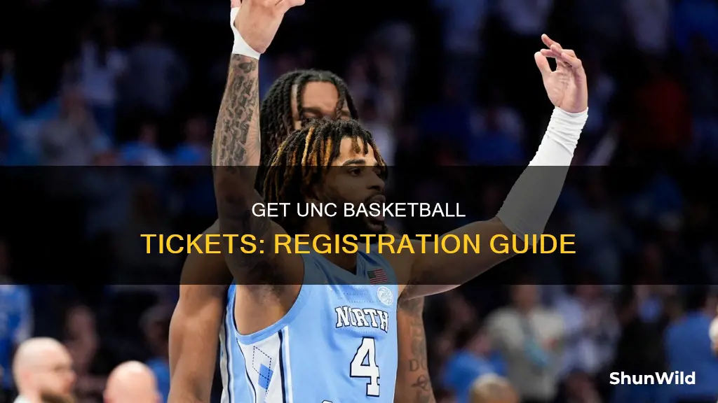 how to register unc basketball ticketz