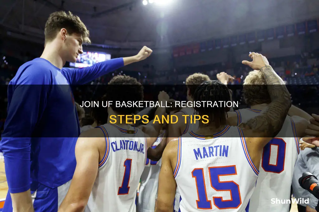 how to regiter for uf basketball