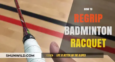 Regripping Badminton Racquets: A Step-by-Step Guide
