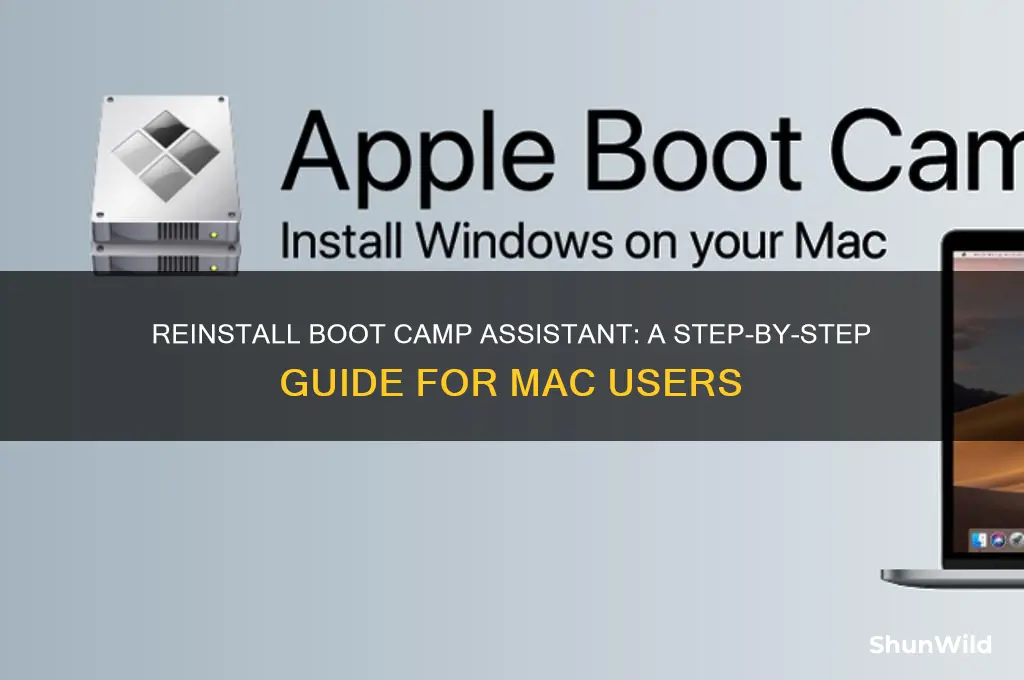 how to reinstall boot camp assistant