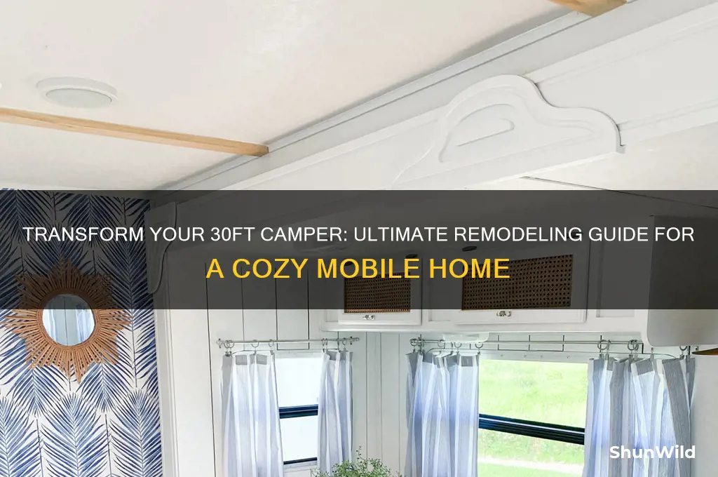 how to remodel a30ft camper