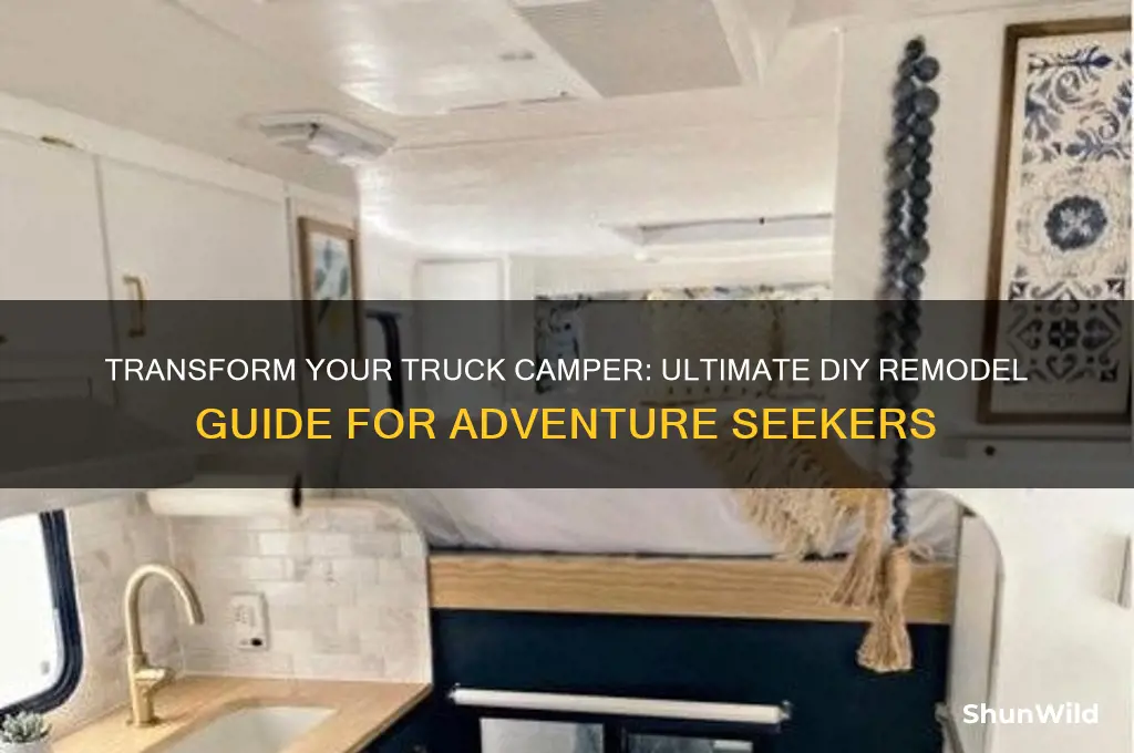 how to remodel truck camper