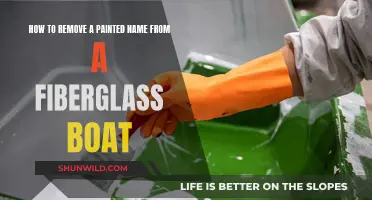 Removing Painted Names from Fiberglass Boats: Effective Techniques