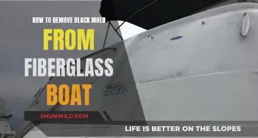 Removing Black Mold from a Fiberglass Boat