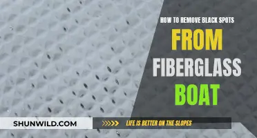 Removing Black Spots from Your Fiberglass Boat
