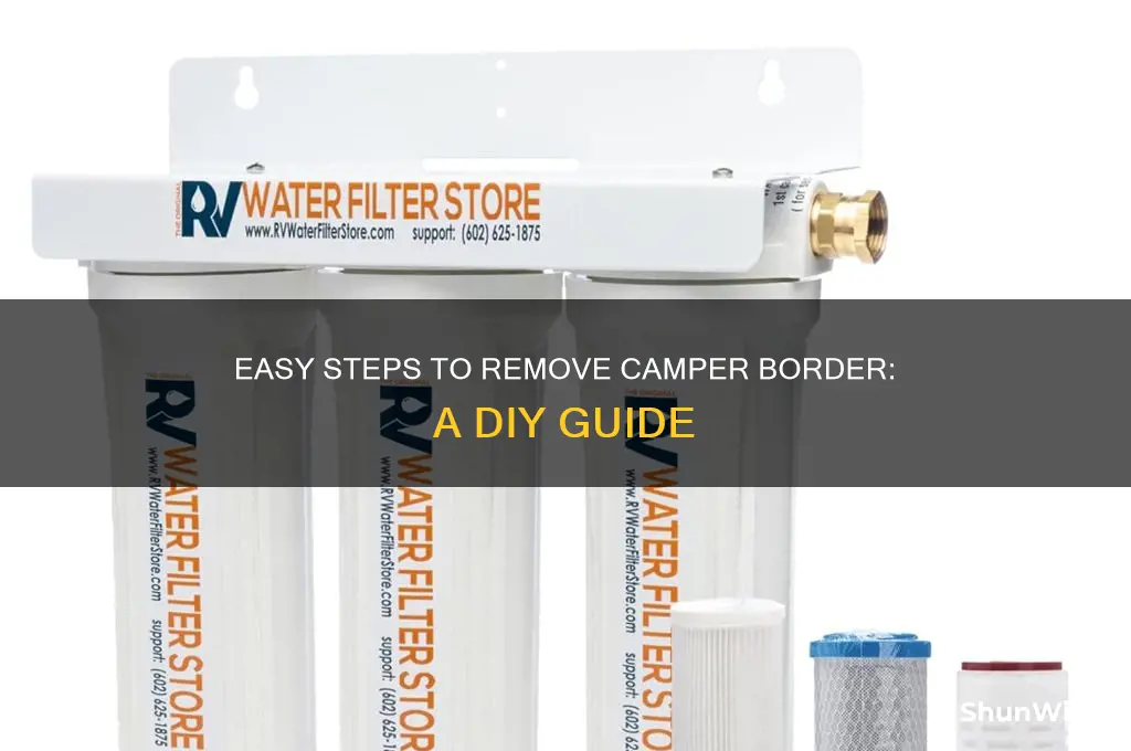 how to remove camper border