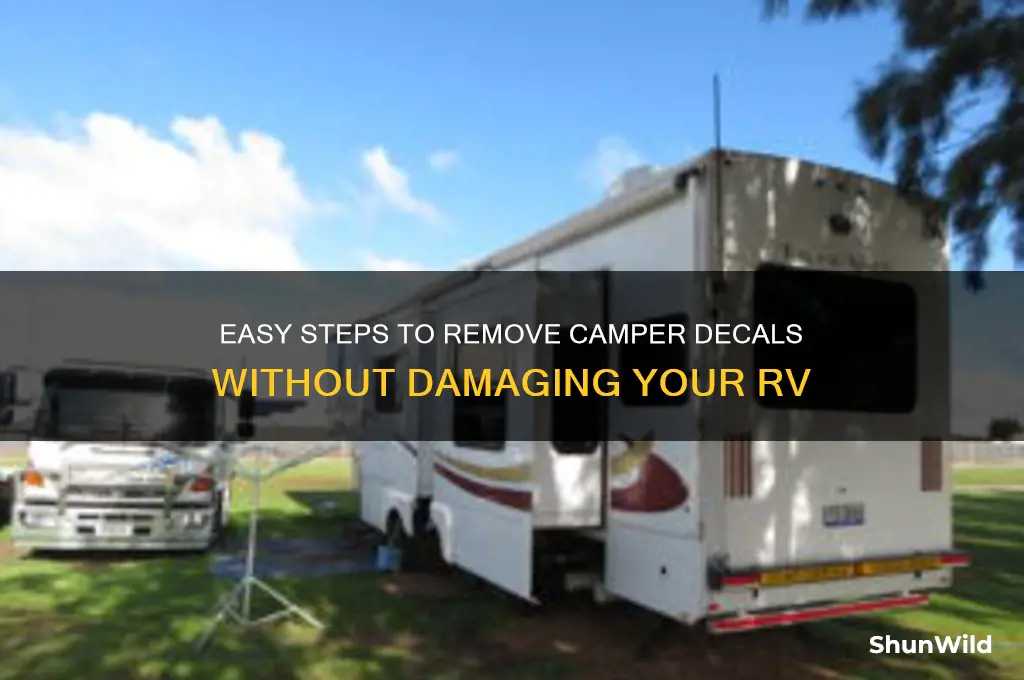 how to remove camper decals