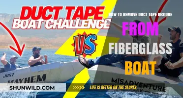 Duct Tape Removal: A Guide to Cleaning Fiberglass Boats