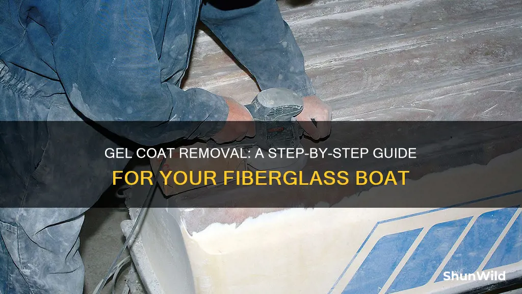 how to remove gel coat from fiberglass boat