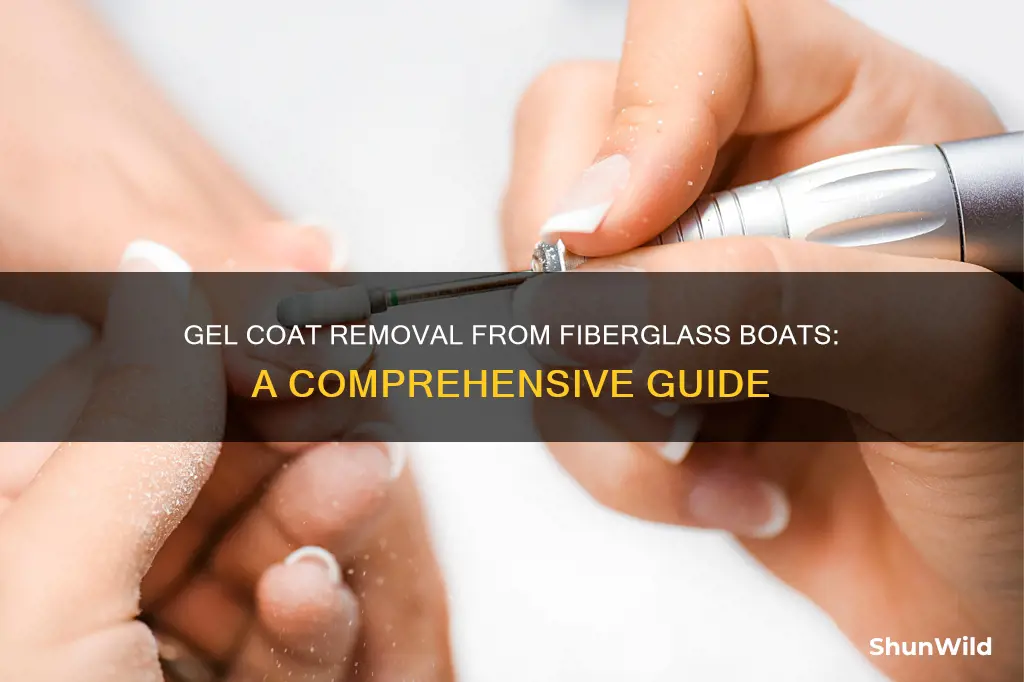 how to remove gel coat from fiberglass boat