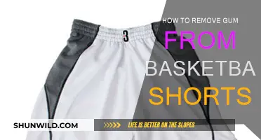 Get Gum Off Your Basketball Shorts Easily