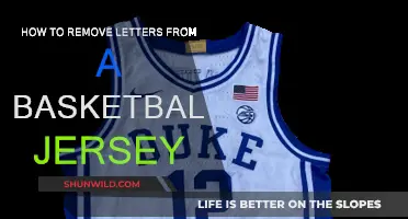 Easy Ways to Remove Letters from Your Basketball Jersey