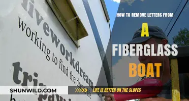 Transform Your Boat: A Guide to Removing Letters from Fiberglass