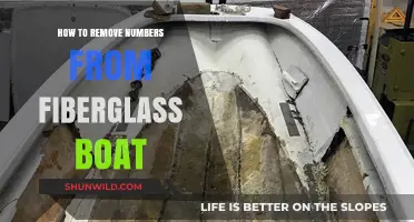 Fibreglass Boat Makeover: Removing Numbers for a Fresh Look