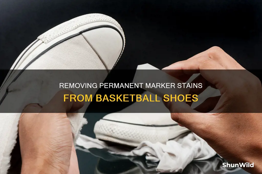 how to remove permanent marker from basketball shoes