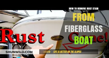 Erase Rust Stains: A Guide to Cleaning Fiberglass Boats