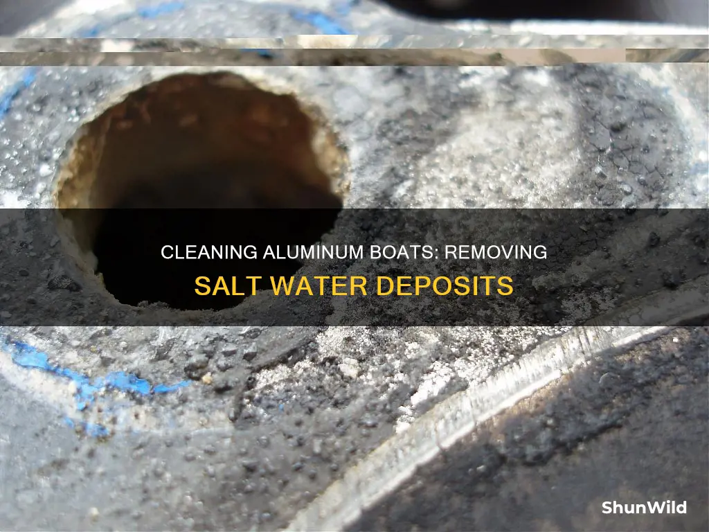 how to remove salt water from an aluminum boat