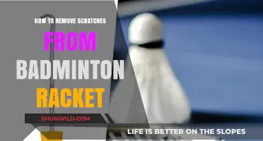 Repairing Scratches on Your Badminton Racket