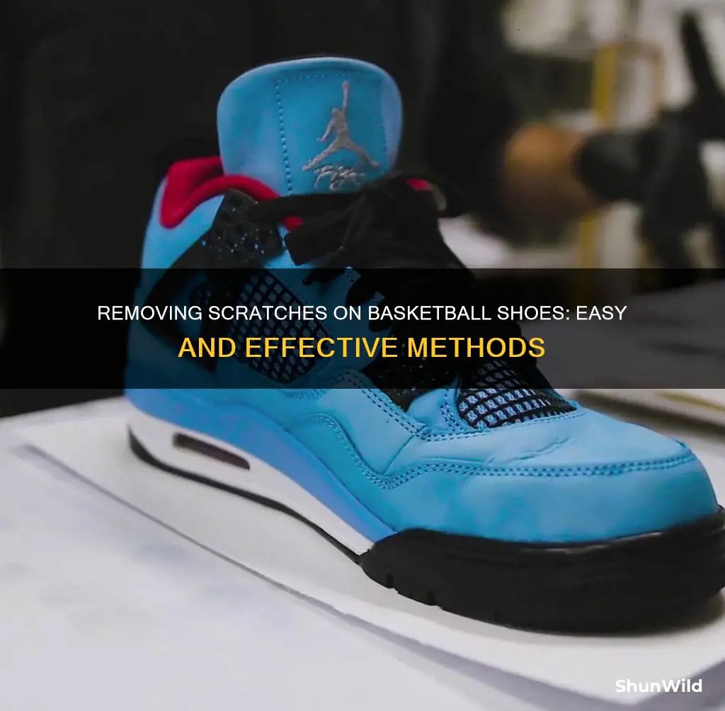 how to remove scratches on basketball shoes