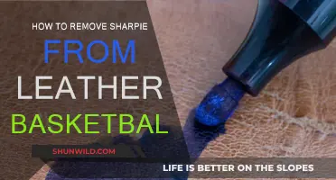 Erase Sharpie Marks from Your Leather Basketball