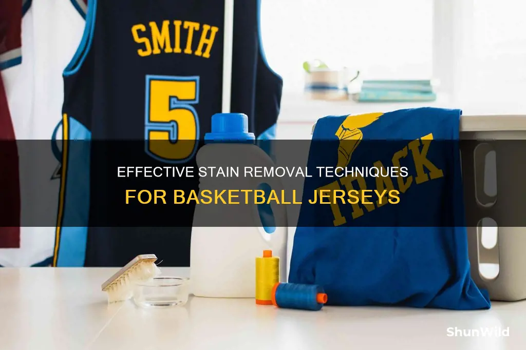 how to remove stains from basketball jerseys