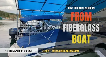 Effective Sticker Removal from Fiberglass Boats