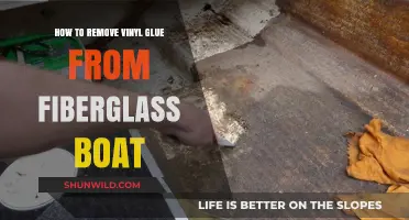 Efficiently Erase Vinyl Glue Stains from Your Fiberglass Boat