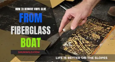 Removing Vinyl Glue from a Fiberglass Boat: Effective Methods
