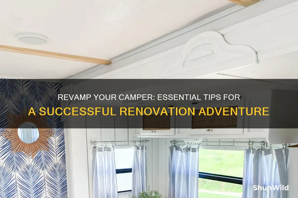 how to renovate camper