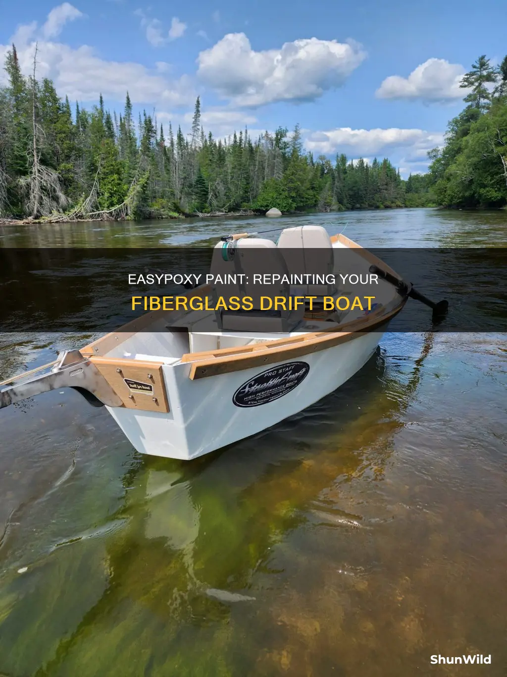 how to repaint a fiberglass drift boat with easypoxy paint