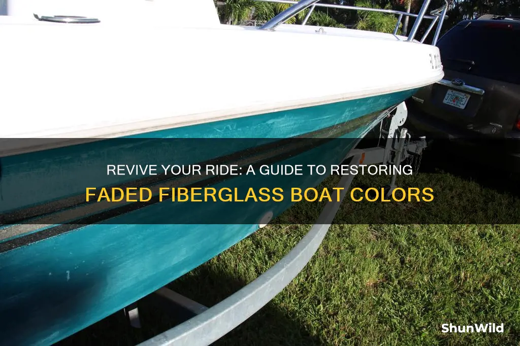 how to repaint faded fiberglass boat