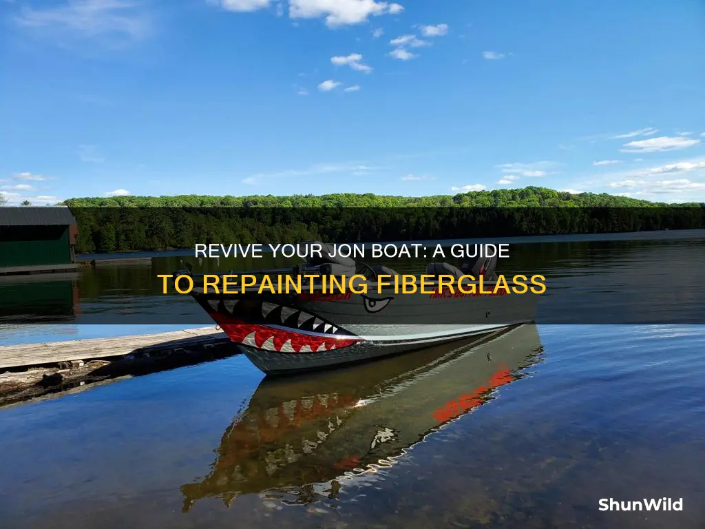 how to repaint fiberglass jon boat