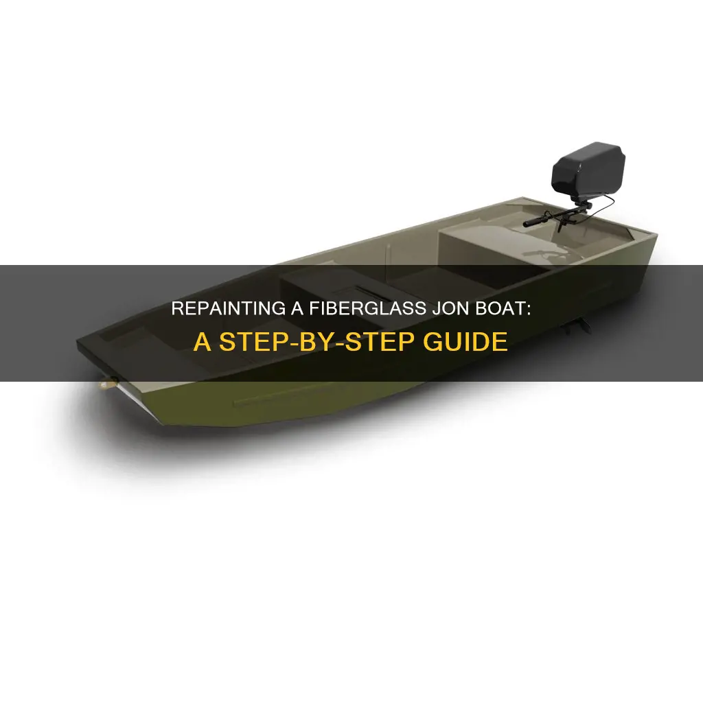 how to repaint fiberglass jon boat