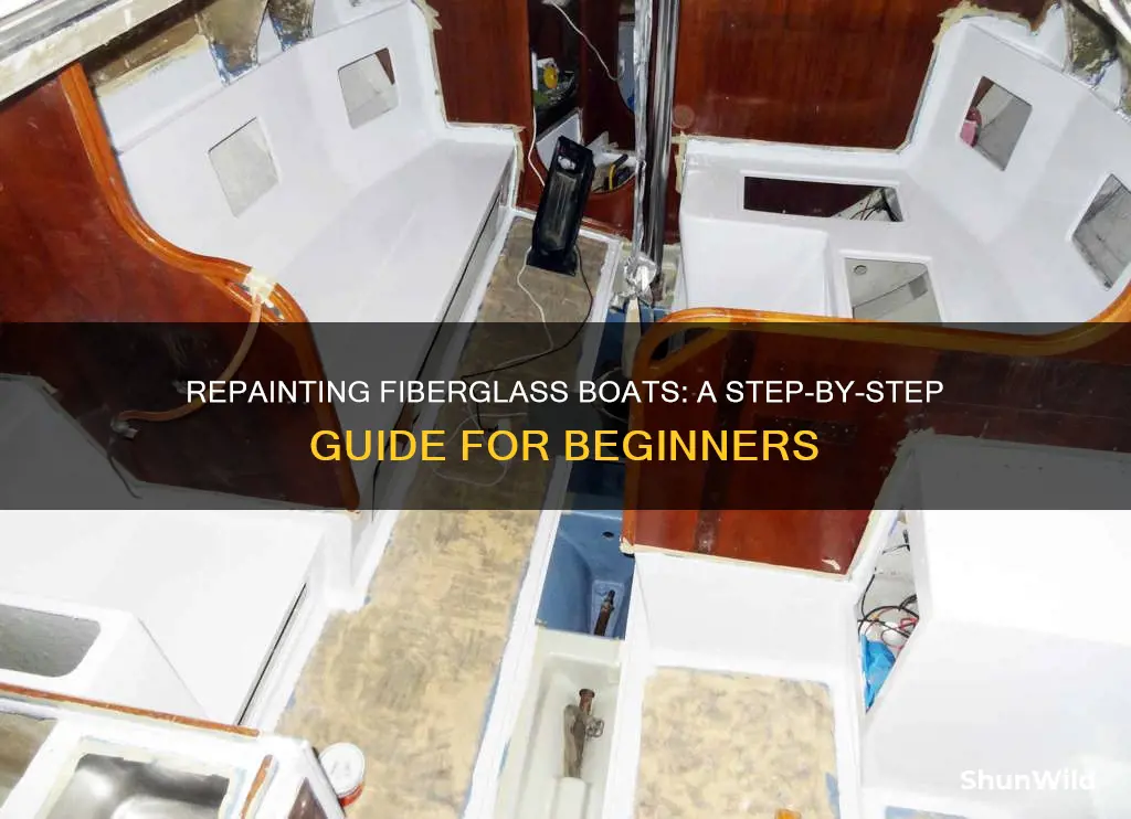 how to repaint the inside of a fiberglass boat